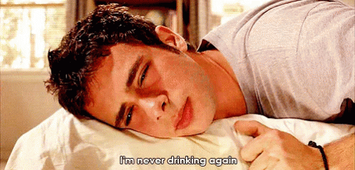 I'M Never Drinking Again GIF - Hangover Never Again Not Gonna Drink Anymore GIFs