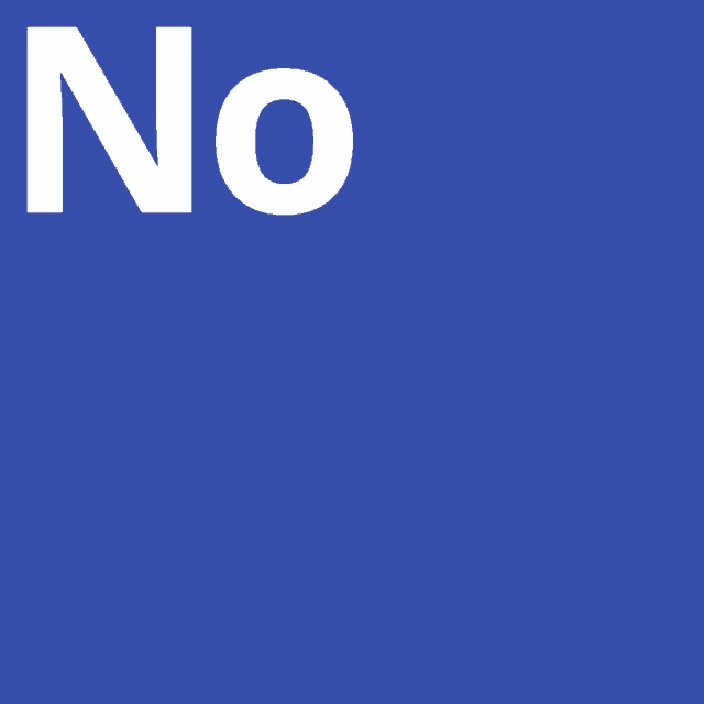 a blue sign that says no more tofu in white letters