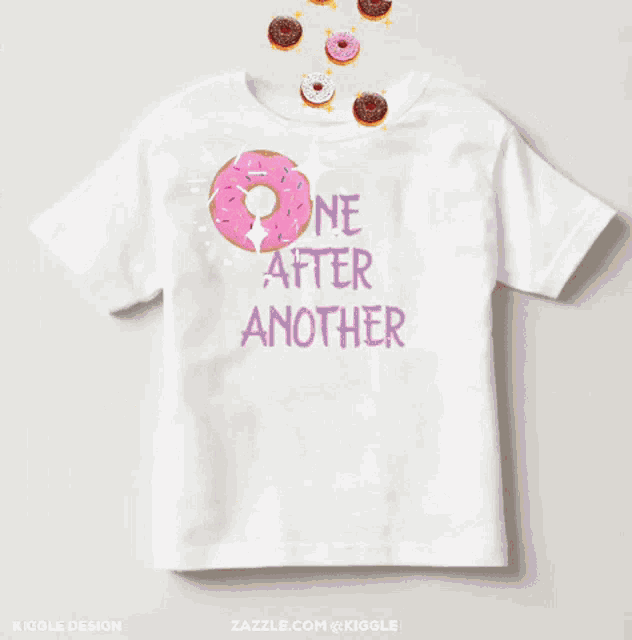 a t-shirt that says " one after another good morning "