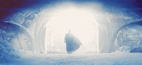 a man in a cape is walking through a tunnel with a caption that says ravencrefly
