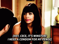 Cece I Need Condom GIF - Cece I Need Condom New Girl GIFs