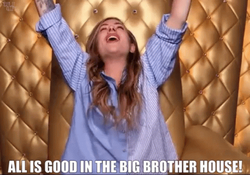 Bbcan Bbcan7 GIF - Bbcan Bbcan7 All Is Good In The Big Brother House GIFs