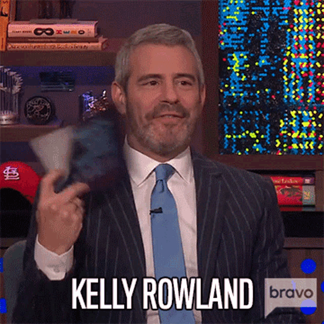 Kelly Rowland Andy Cohen GIF - Kelly Rowland Andy Cohen Watch What Happens Live GIFs