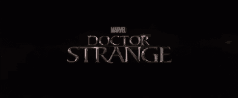 a black background with the words doctor strange written on it