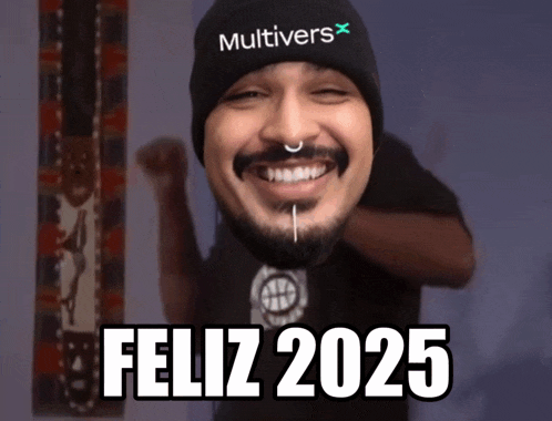 a man wearing a beanie that says multivers