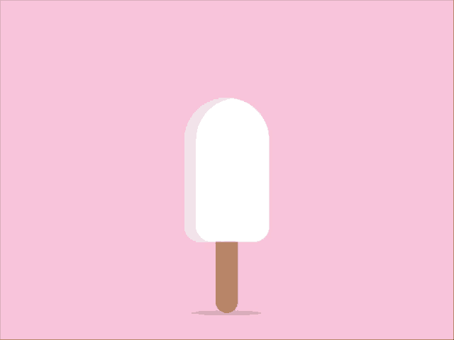 a chocolate covered ice cream popsicle is hanging from a string
