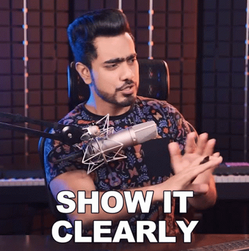 Show It Clearly Unmesh Dinda GIF - Show It Clearly Unmesh Dinda Piximperfect GIFs