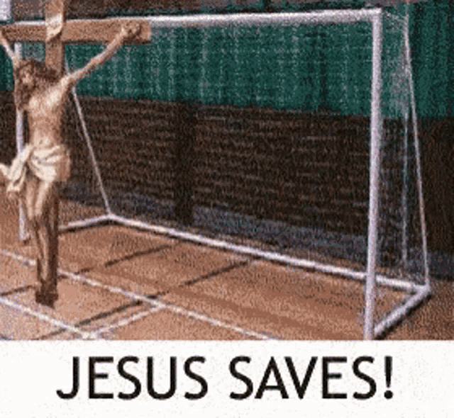 Jumping Jesus Saves GIF - Jumping Jesus Saves Savior GIFs