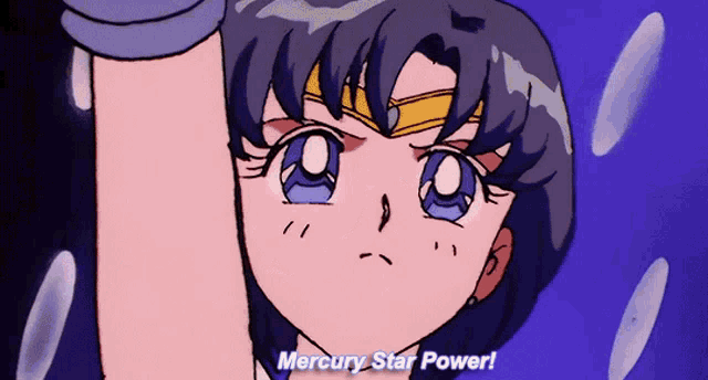 Sailor Mercury Sailor Moon Series GIF - Sailor Mercury Sailor Moon Series Star Power GIFs