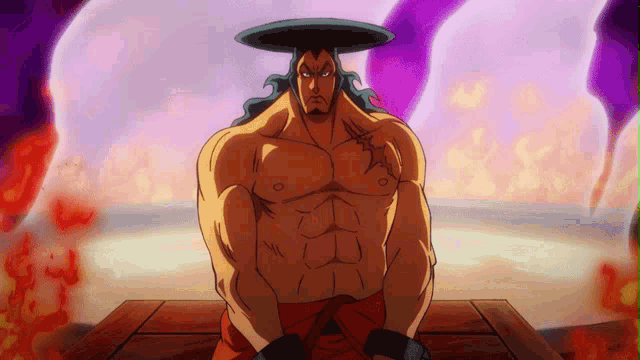 Kozuki Oden Physique One Piece GIF