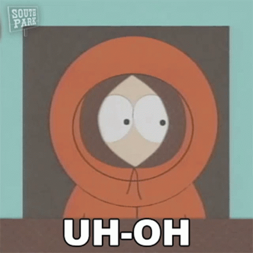 Uh Oh Kenny Mccormick GIF - Uh Oh Kenny Mccormick South Park GIFs