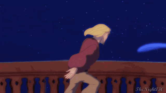 a cartoon drawing of jasmine and el dorado by the night130
