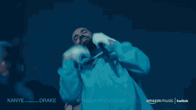Drake Kanye Concert GIF - Drake Kanye Concert Larry Hoover GIFs