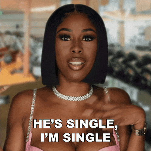 He'S Single I'M Single Why Not Love Hip Hop Miami GIF - He'S Single I'M Single Why Not Love Hip Hop Miami We'Re Both Single GIFs