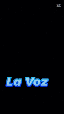 a man wearing sunglasses and a hat with the word la voz written on it