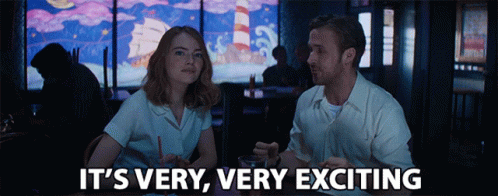 Its Very Very Exciting Mia GIF - Its Very Very Exciting Mia Emma Stone GIFs
