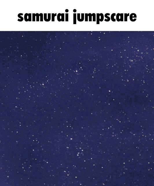 a pixel art of a samurai jumpscare