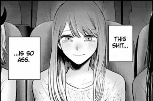 a black and white drawing of a woman sitting in a theater with a caption that says this shit ... is so ass .