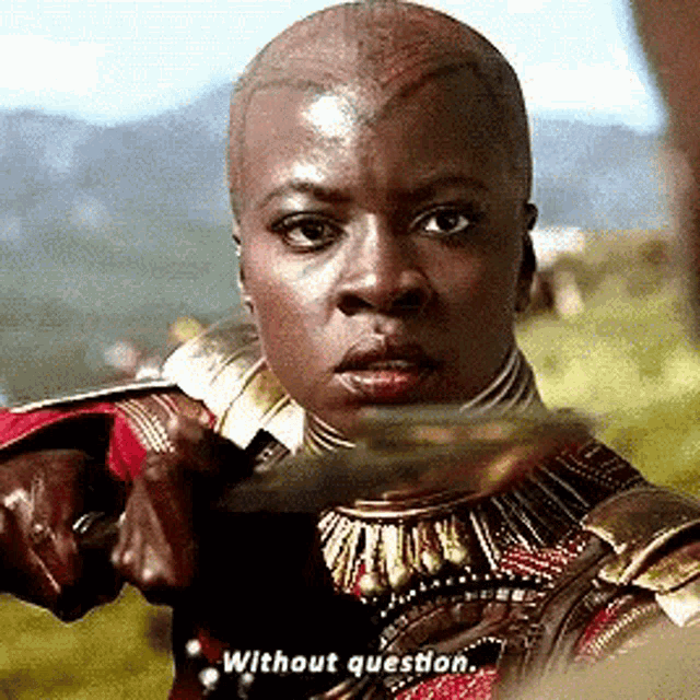 Without Question GIF - Without Question Wakanda GIFs