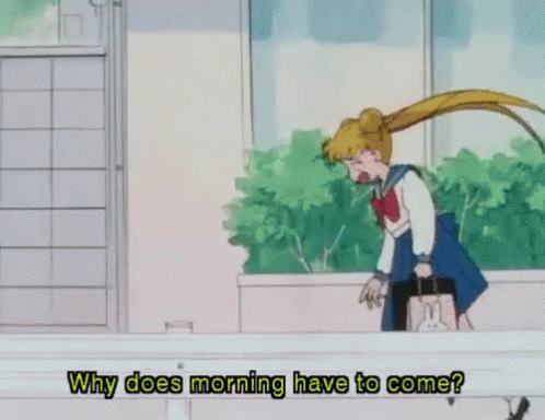 Why GIF - Sailormoon Morning Why GIFs