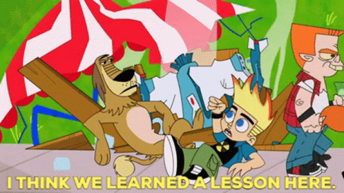 Johnny Test I Think We Learned A Lesson Here GIF - Johnny Test I Think We Learned A Lesson Here Lesson GIFs
