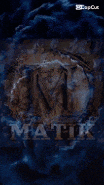 a poster that says ' matik ' at the top of it