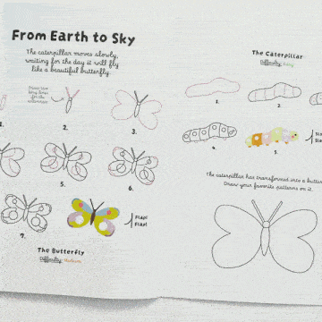 a book shows how to draw lizards and flys