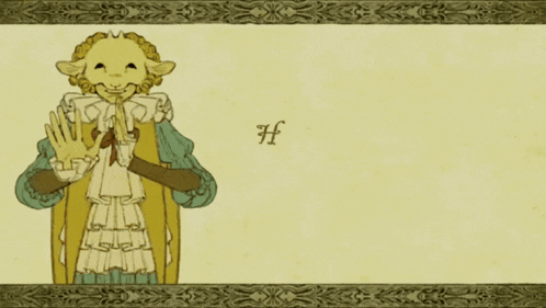 a drawing of a sheep with the words " harpy hare where have you buried all your children "