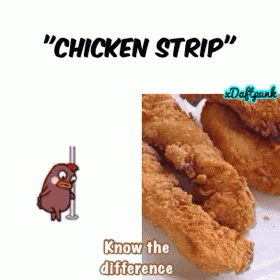 Fried Chicken Chicken Strip GIF - Fried Chicken Chicken Strip Jokes GIFs