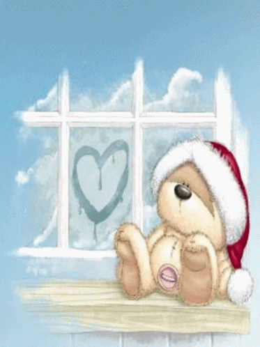 Teddy Bear Christmas GIF - Teddy Bear Christmas Fuzzy GIFs