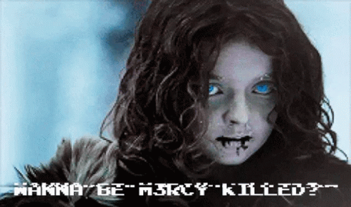 Mercy Kill Glitch GIF - Mercy Kill Glitch Blue Eyes GIFs