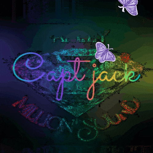a rainbow colored diamond with the words family captain jack million sound