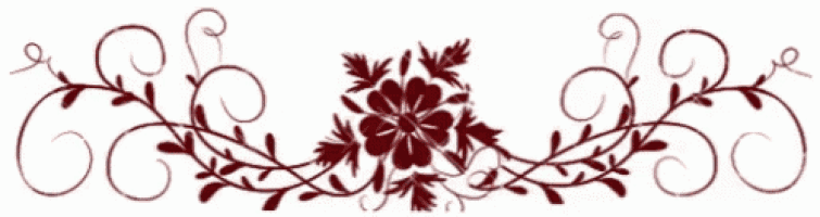 a drawing of a flower with swirls and leaves on a white background