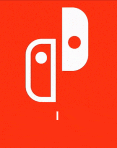 a red background with a white nintendo switch logo and the words i agree