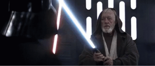 Obi Wan Kenobi Death GIF - Obi Wan Kenobi Death Darth Vader GIFs