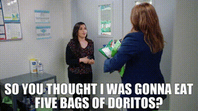 Superstore Amy Sosa GIF - Superstore Amy Sosa So You Thought I Was Gonna Eat GIFs
