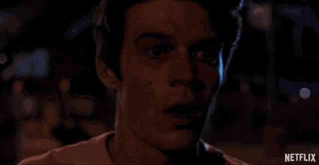 a man says holy sh * t in a netflix ad