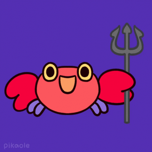 Evil Laugh Crabby Crab GIF - Evil Laugh Crabby Crab Pikaole GIFs