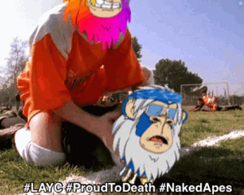 Layc Naked Apes GIF - Layc Naked Apes Lazy Ape Yacht Club GIFs