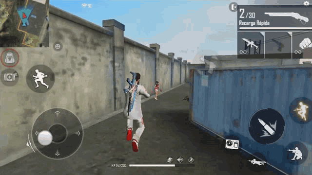 a screenshot of a video game with the number 2/30 on the screen