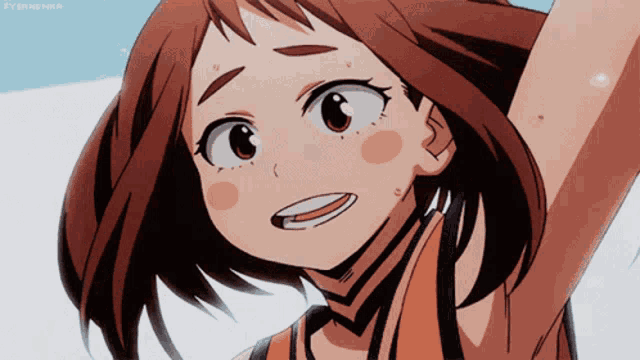 a close up of a girl 's face with a watermark that says ' kyoahina ' on it