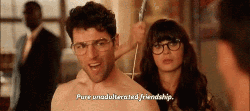 Schmidt And Jess GIF