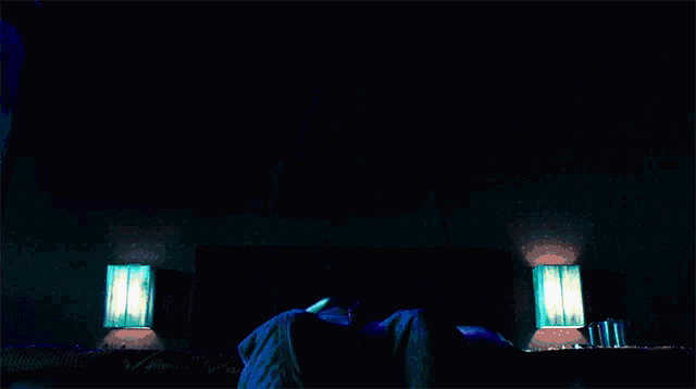 a woman in a dark room with the words where are you on the bottom