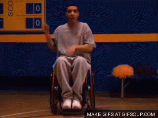 Wheelchair Dance GIF - Drake Degrassi Wheel Chair GIFs