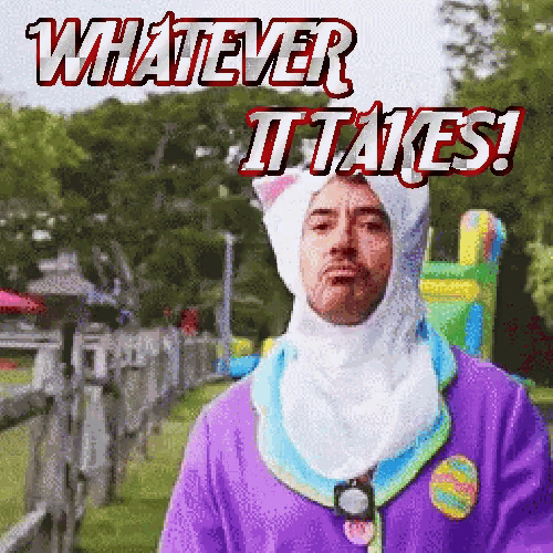 Whatever It Takes Easter Bunny GIF - Whatever It Takes Easter Bunny Proud GIFs