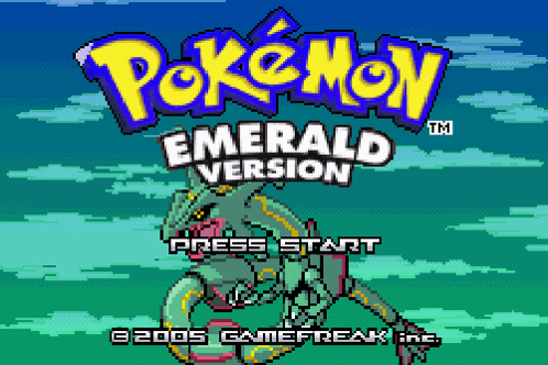 pokemon emerald version is a game that is being played