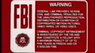 Red Fbi Warning Vhs Tape Cassette GIF - Red Fbi Warning Vhs Tape Cassette Warning GIFs