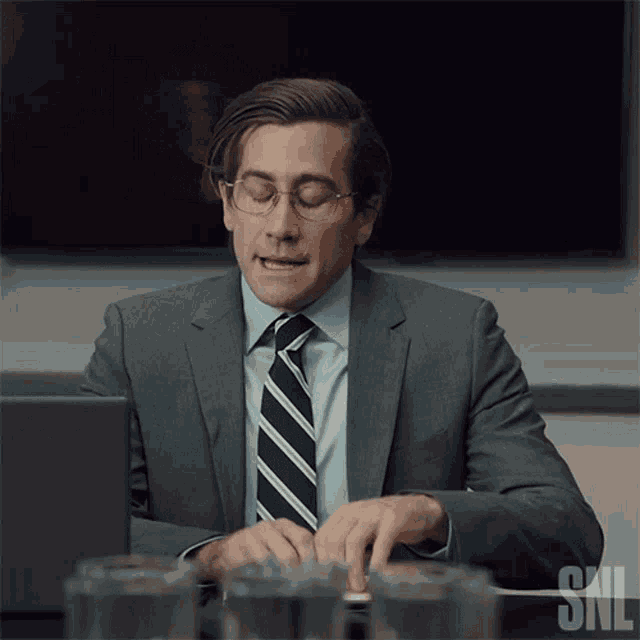 Sigh Jake Gyllenhaal GIF - Sigh Jake Gyllenhaal Saturday Night Live GIFs