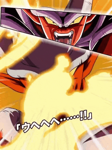a cartoon drawing of a purple and red monster with a yellow explosion coming out of his mouth