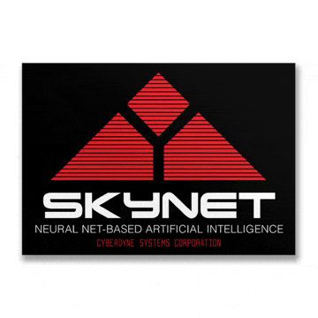the logo for skynet neural net-based artificial intelligence